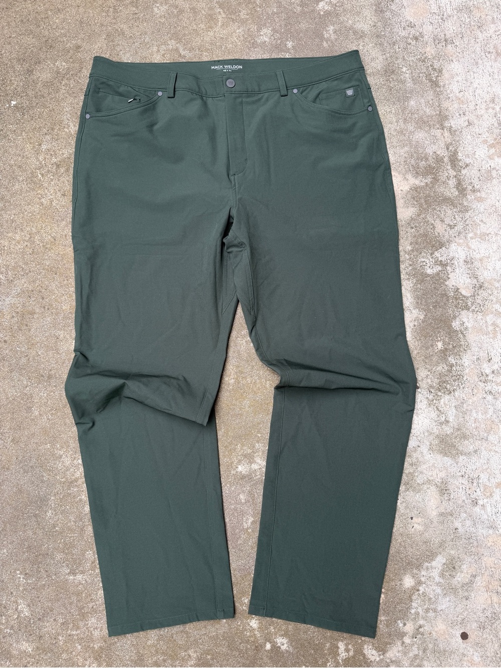 Mack Weldon Dark Green Golf Pants